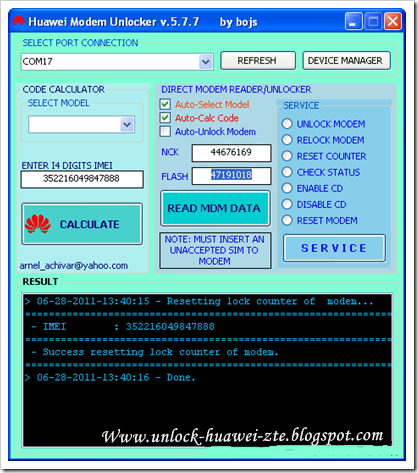 huawei unlock code calculator offline download
